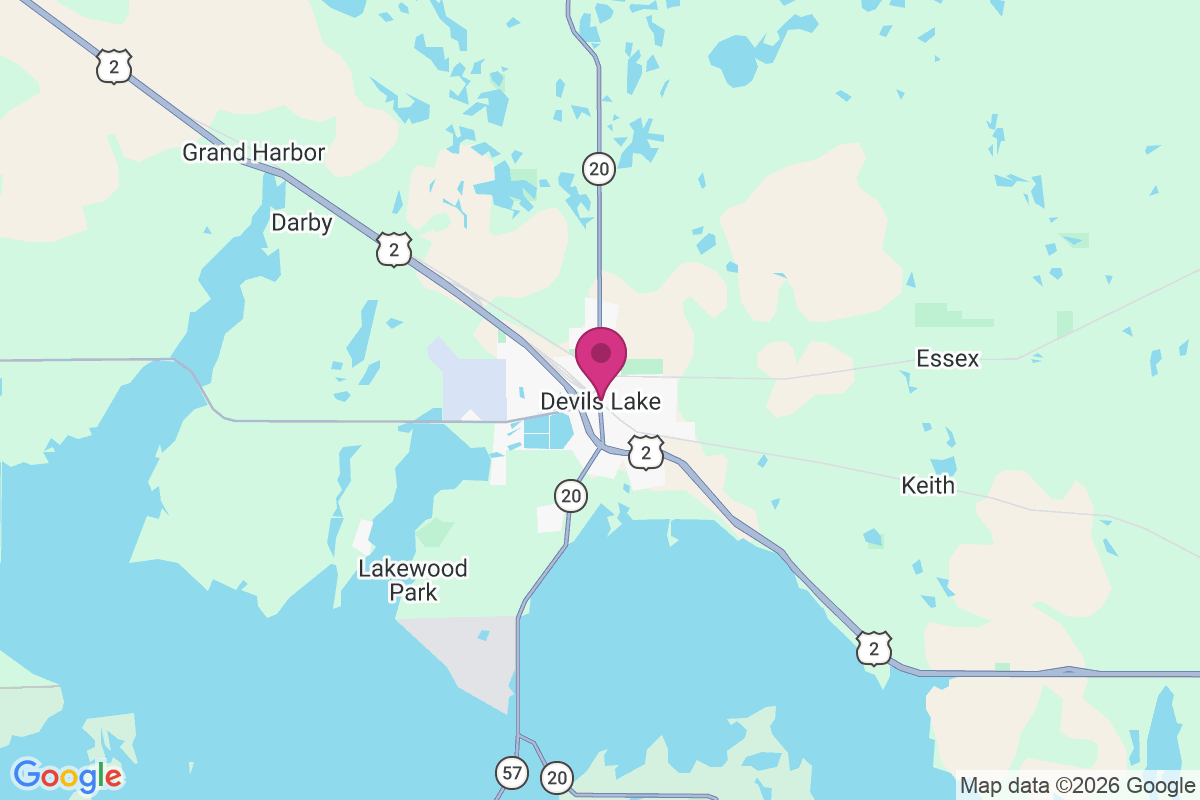Devils Lake map