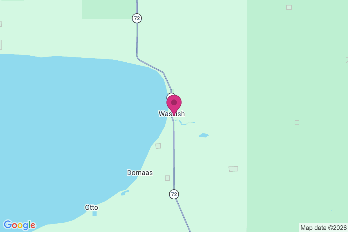 Waskish map