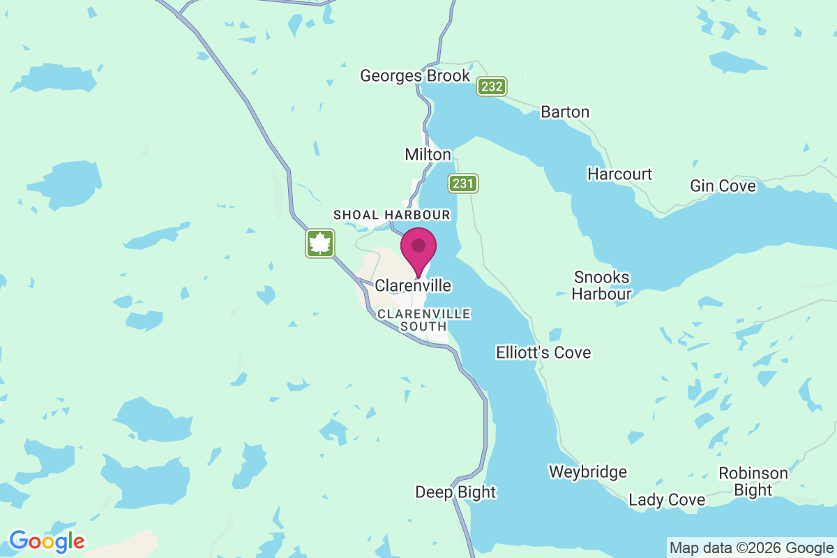 Clarenville map