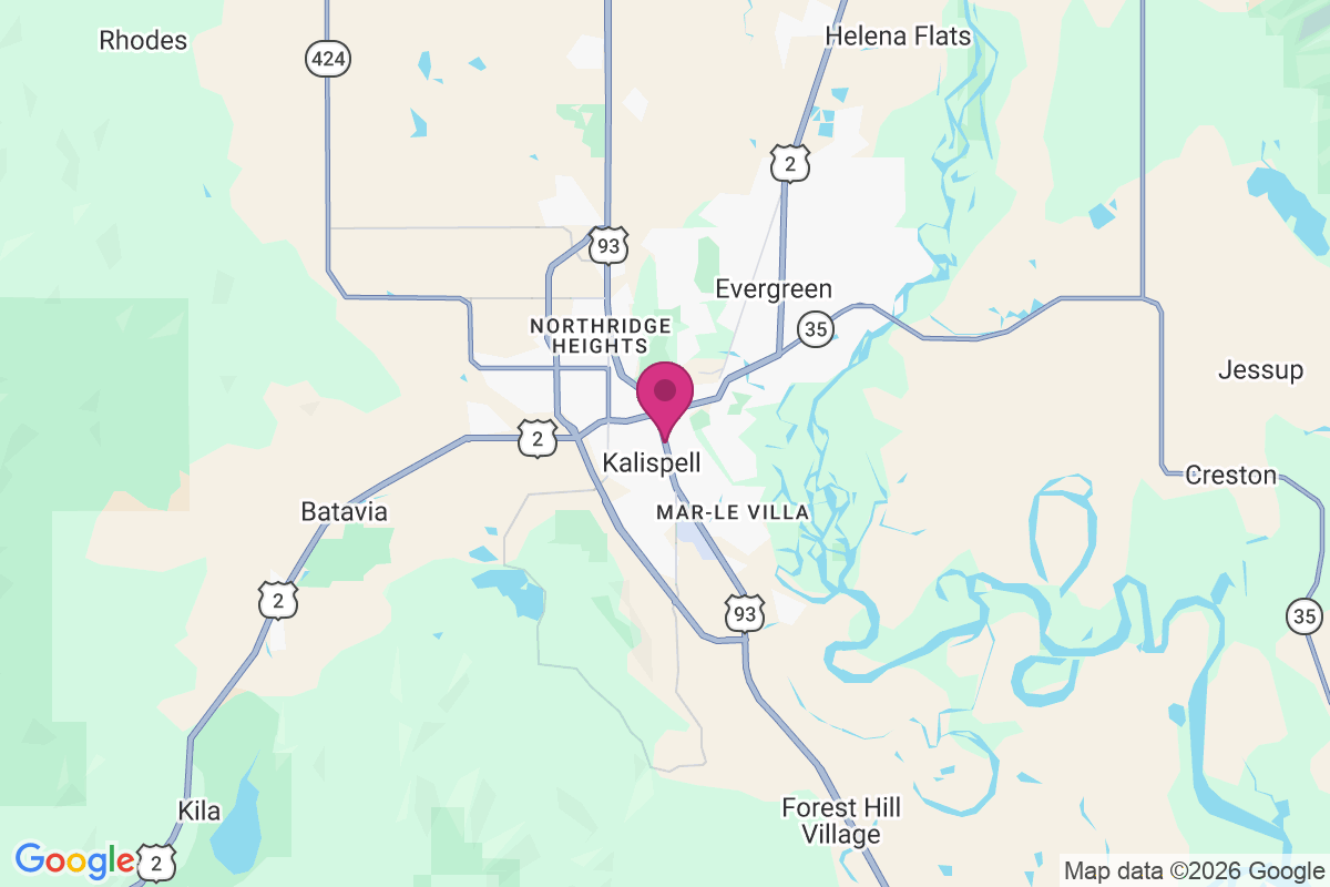 Kalispell map