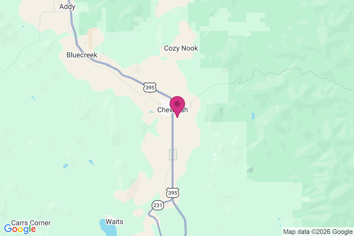 Chewelah map