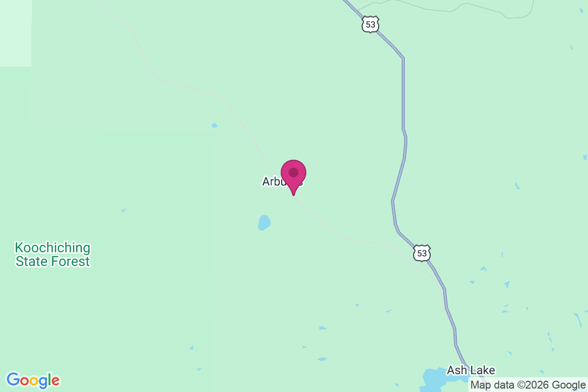 Arbutus map