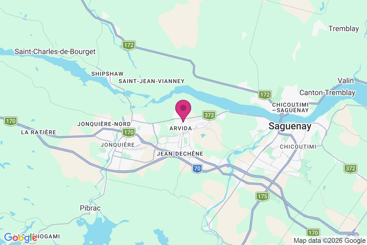 Arvida map
