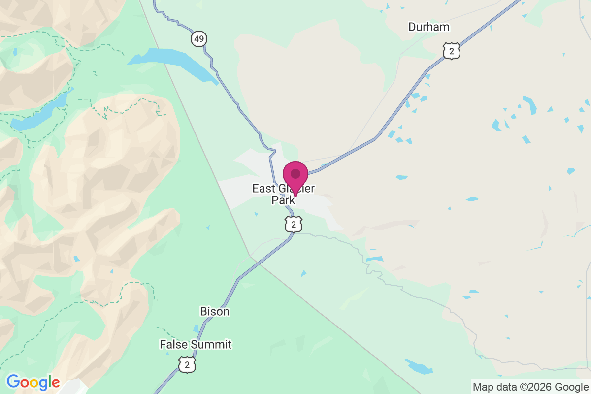 East Glacier Park map