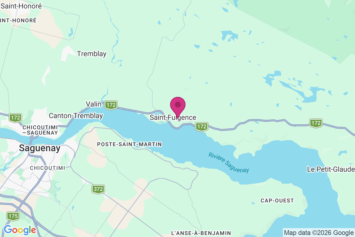 Saint-Fulgence map