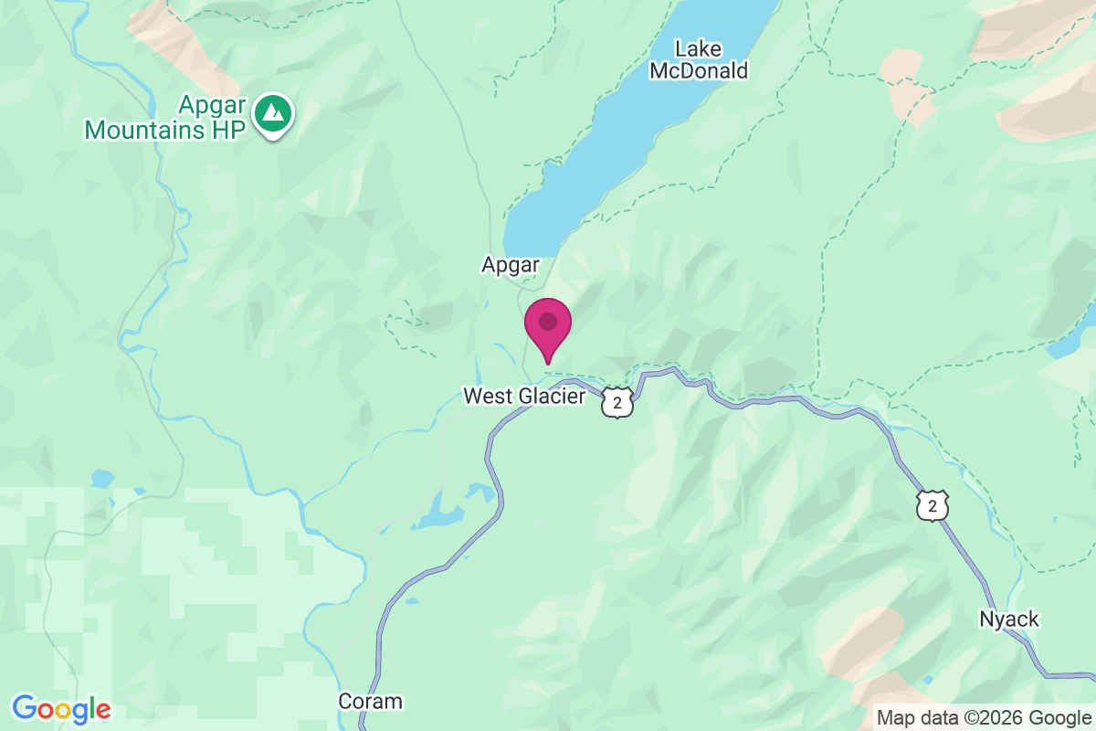 Lake Mc Donald map