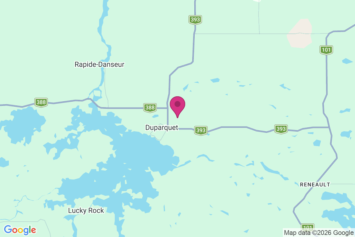 Duparquet map