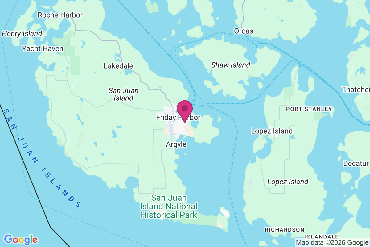 Friday Harbor map