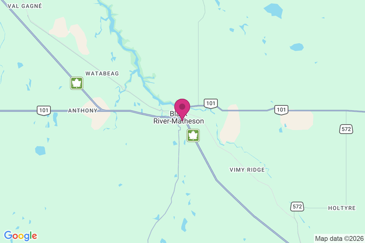 Matheson Station map