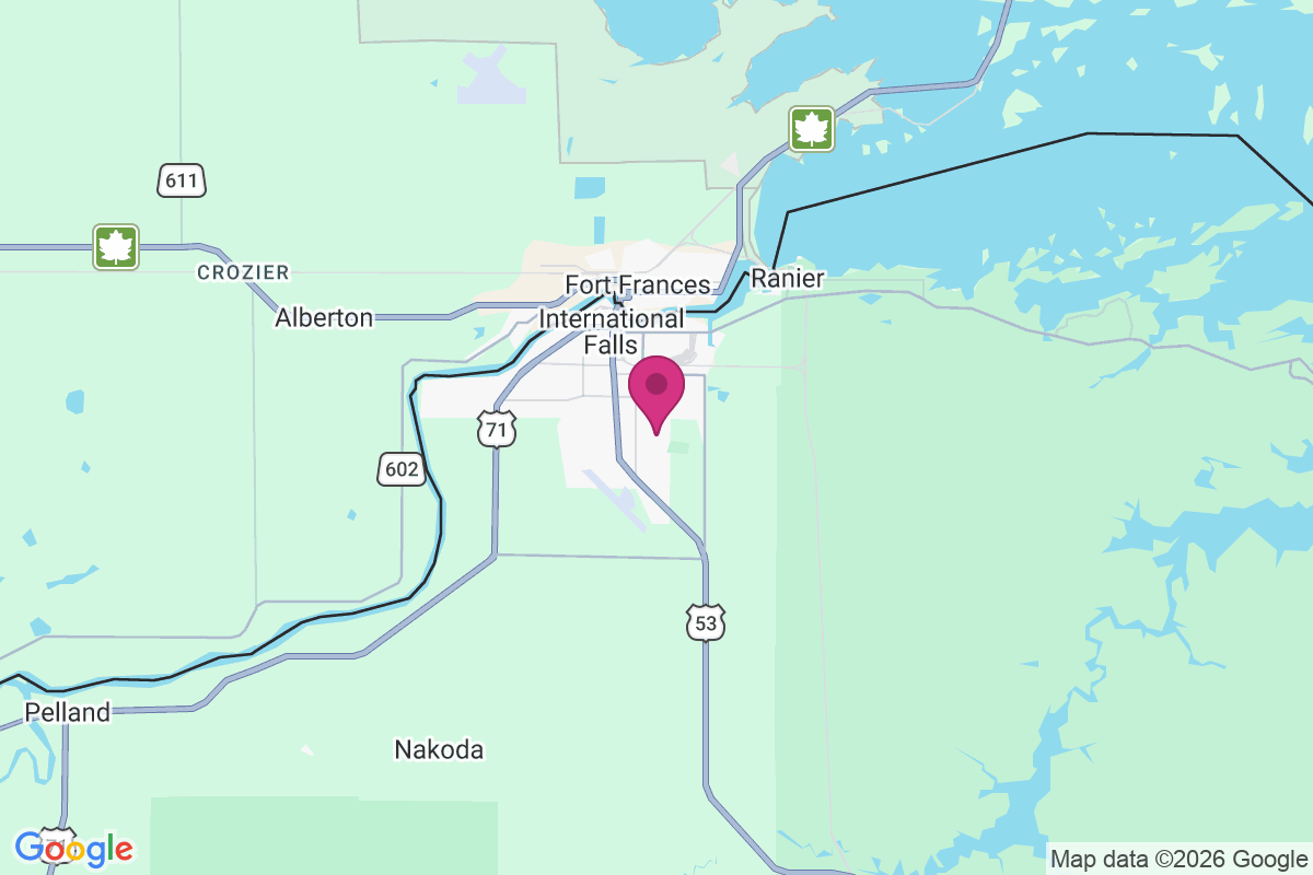 South International Falls map