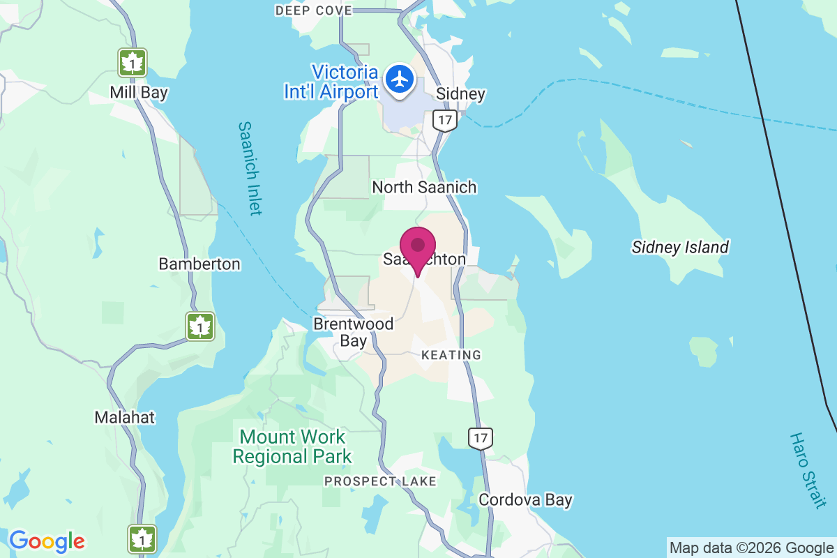 Saanichton map
