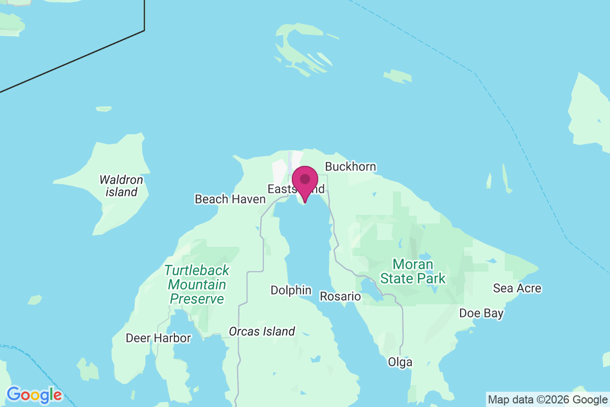 Eastsound map