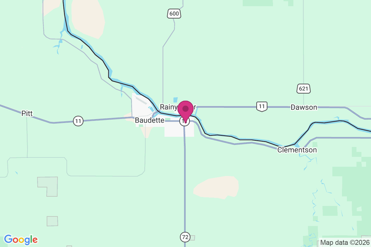 Rainy River map