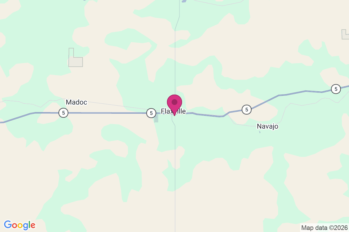 Flaxville map