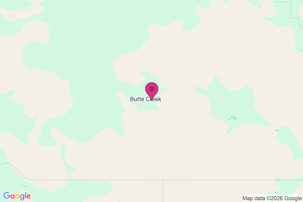Butte Creek map
