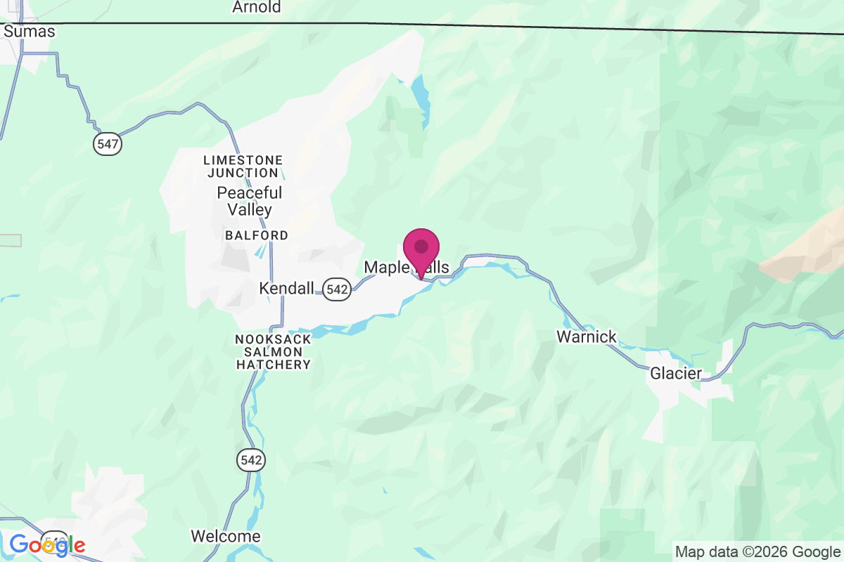 Maple Falls map