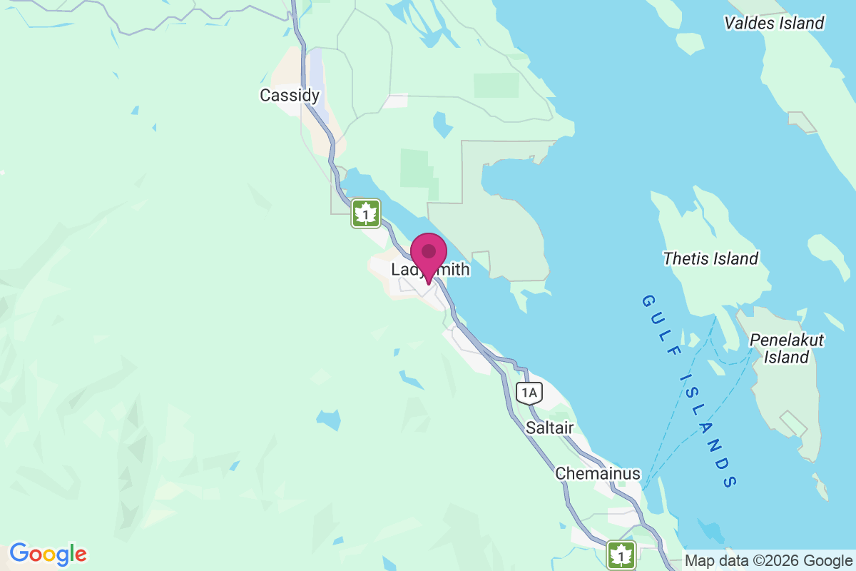 Ladysmith map