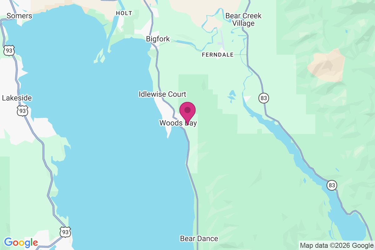 Woods Bay map