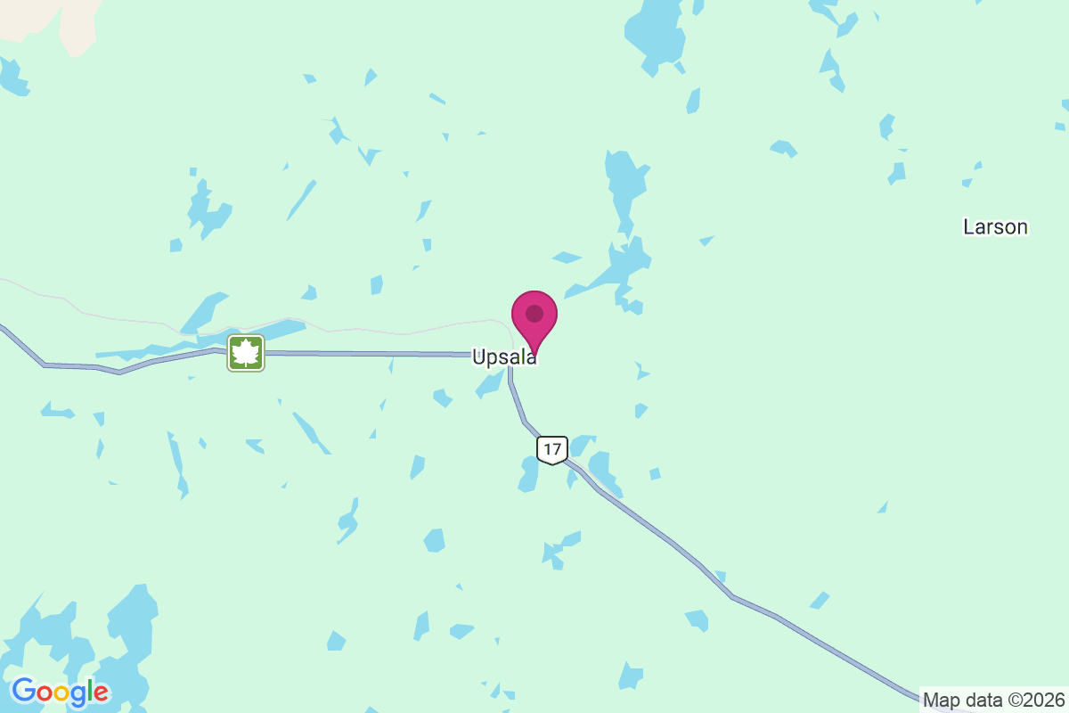 Upsala map