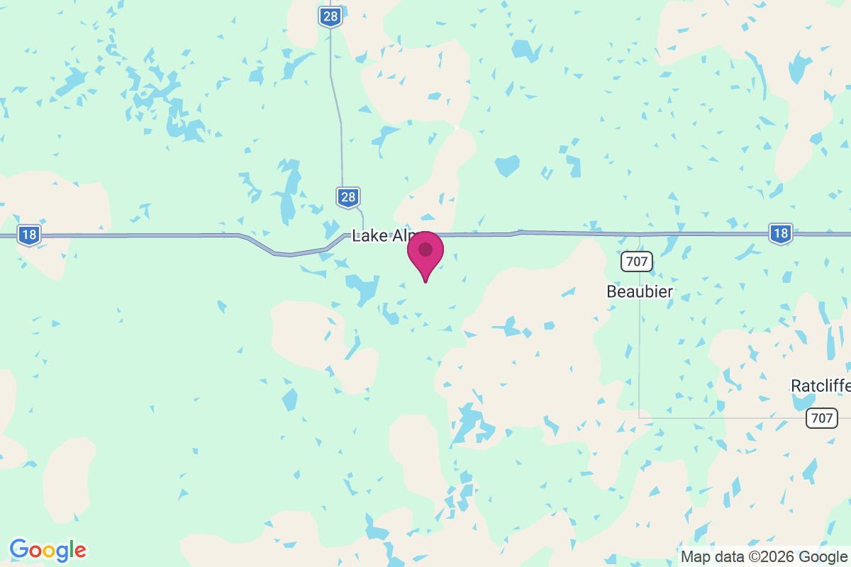 Lake Alma map