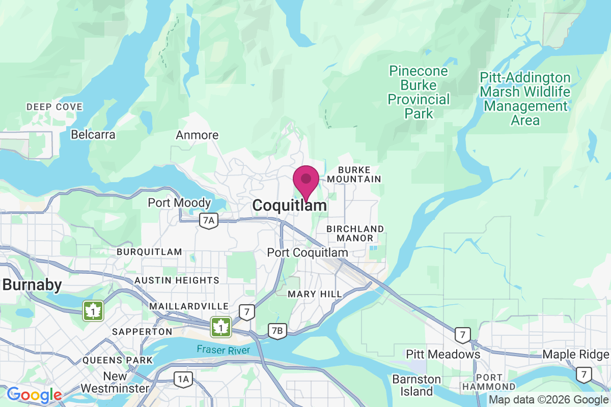 Coquitlam map