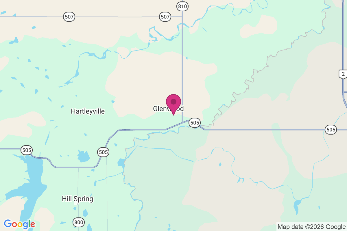 Glenwoodville map
