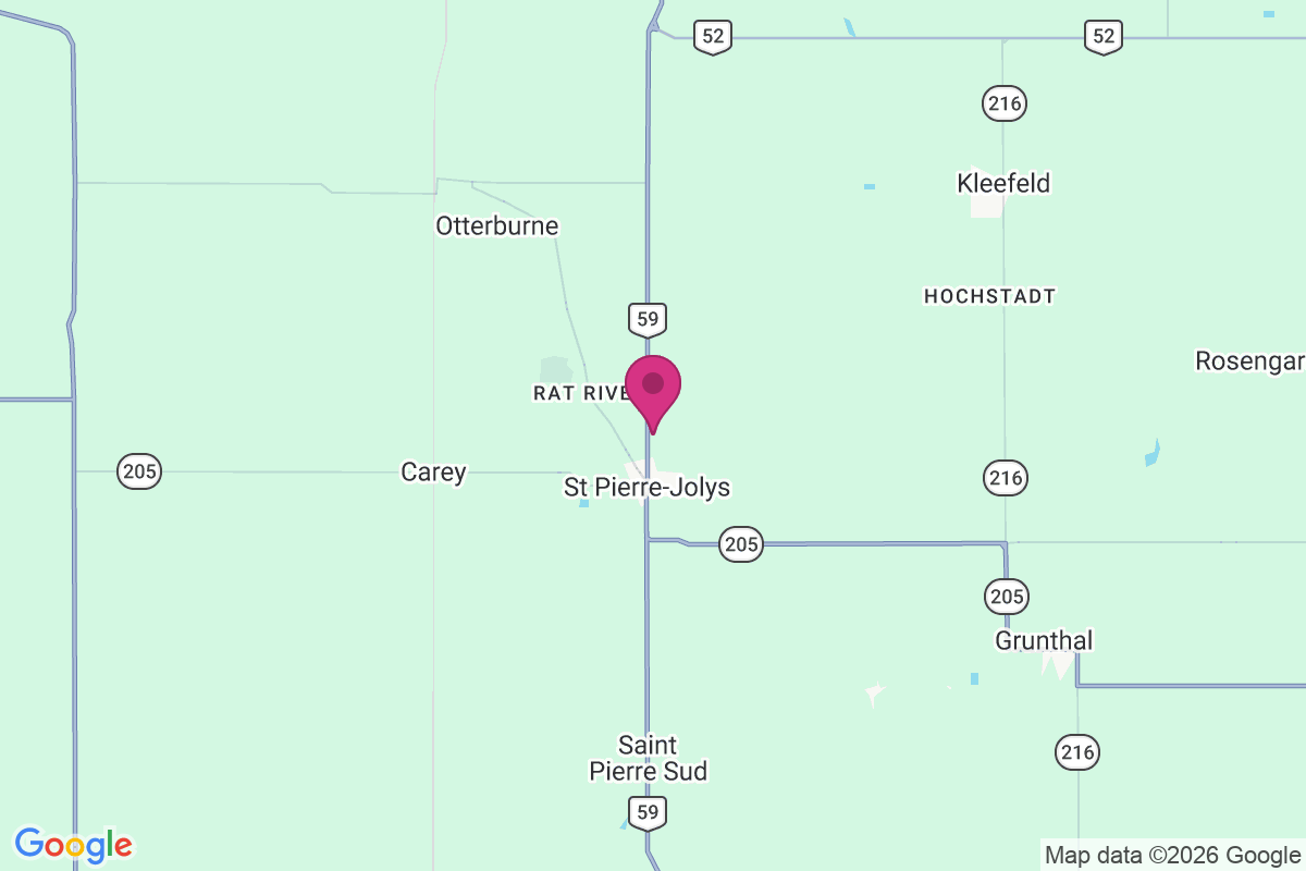 St Pierre Jolys map