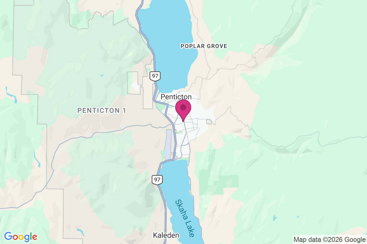 Penticton map