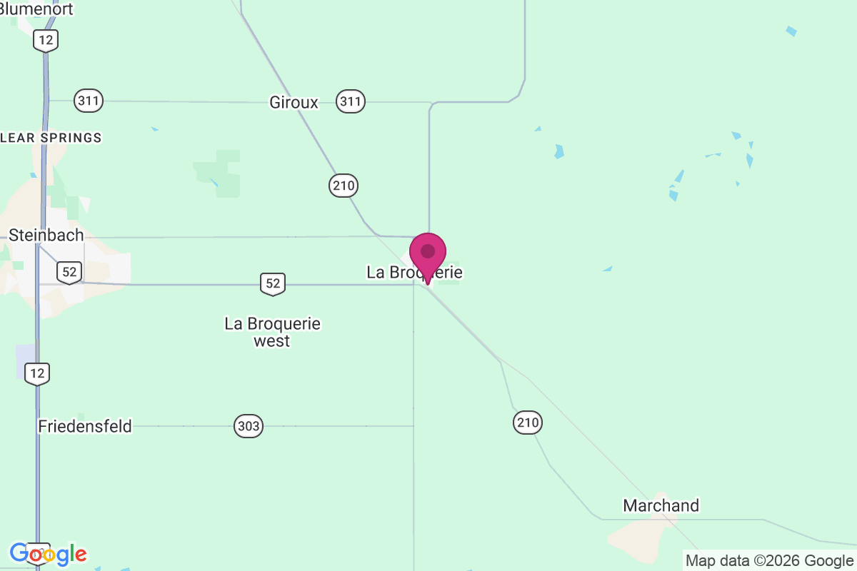 La Broquerie map