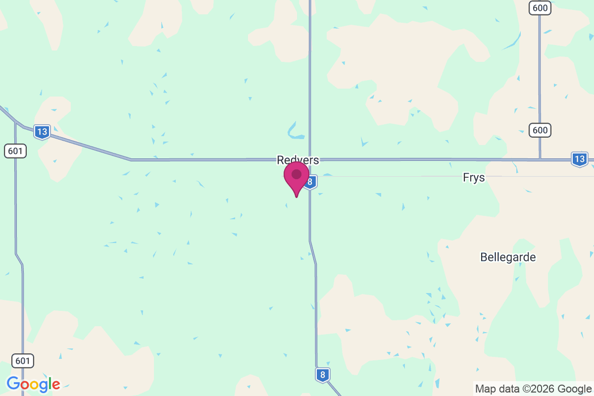Redvers map