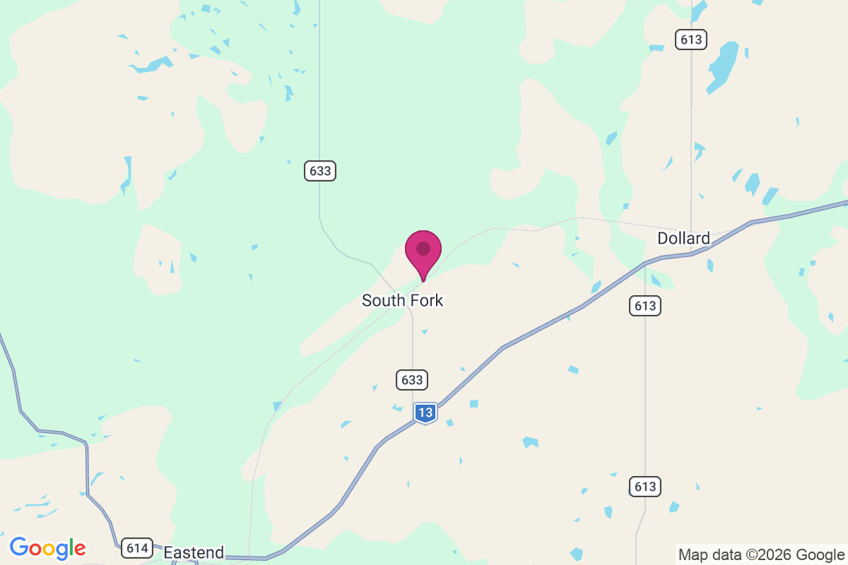 South Fork map