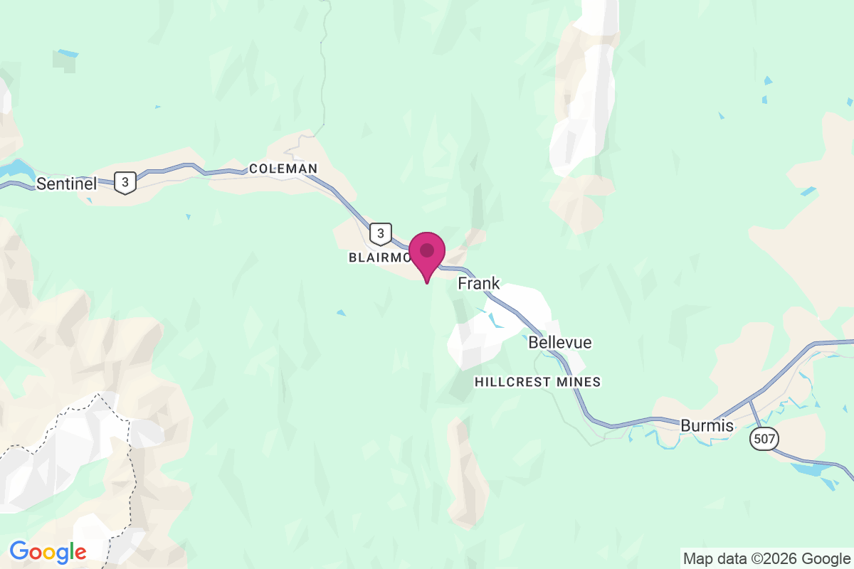 Blairmore map