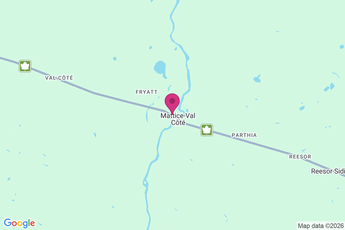 Val Cote map