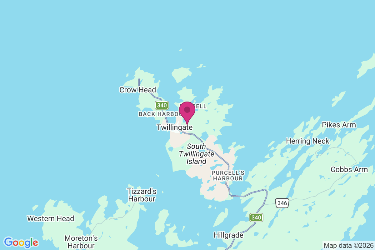 Twillingate map