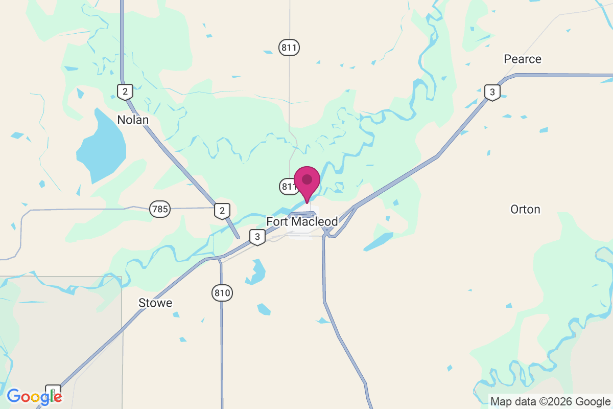 Fort Macleod map