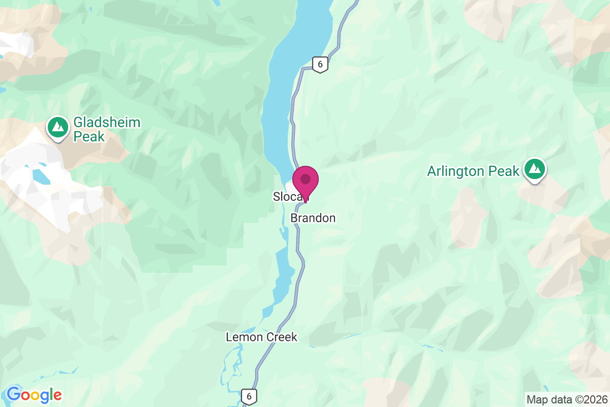 Slocan map