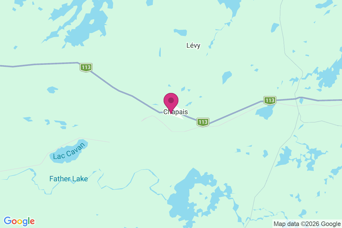 Chapais map