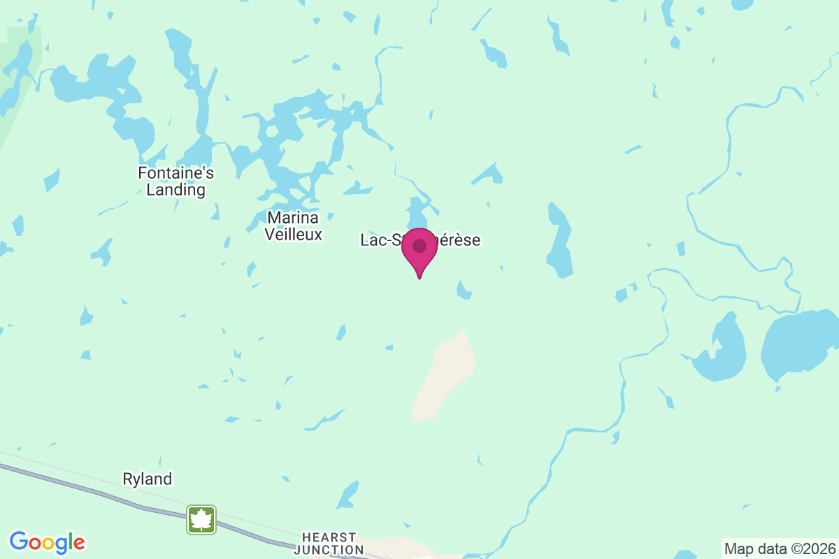 Lac-Sainte-Therese map