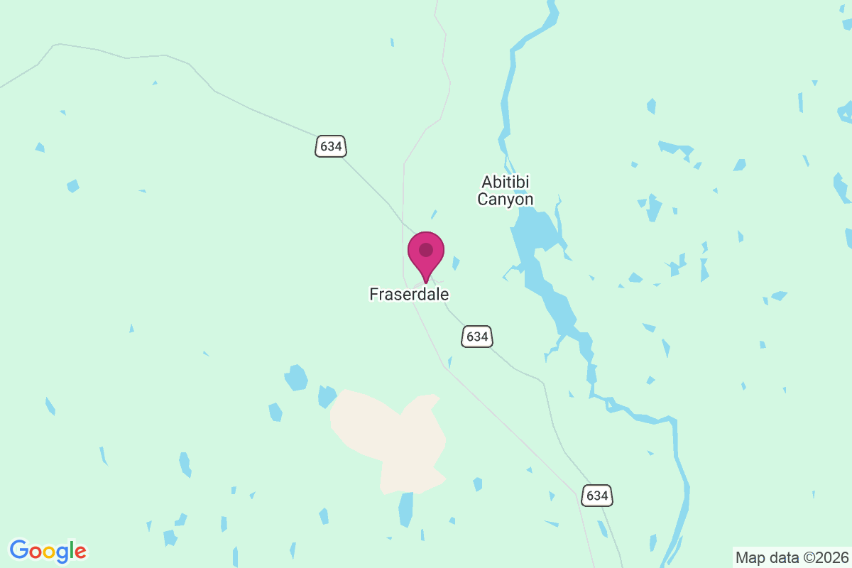 Fraserdale map