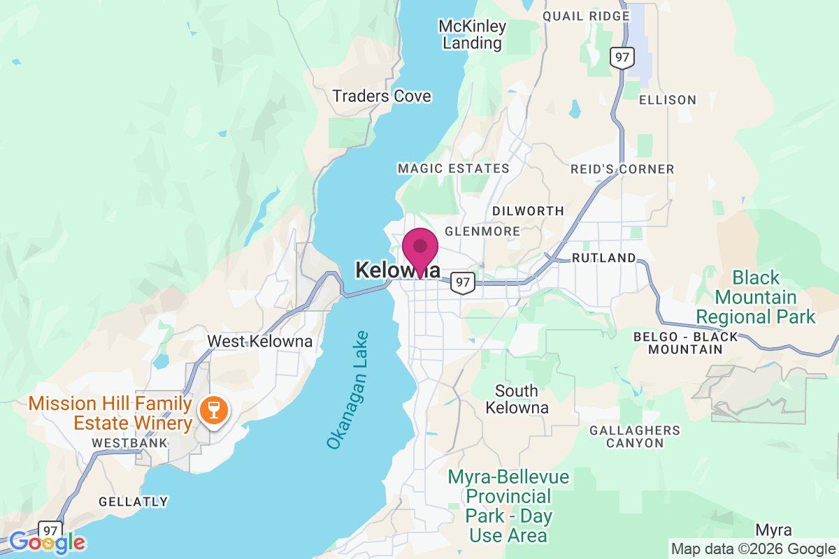 Kelowna map