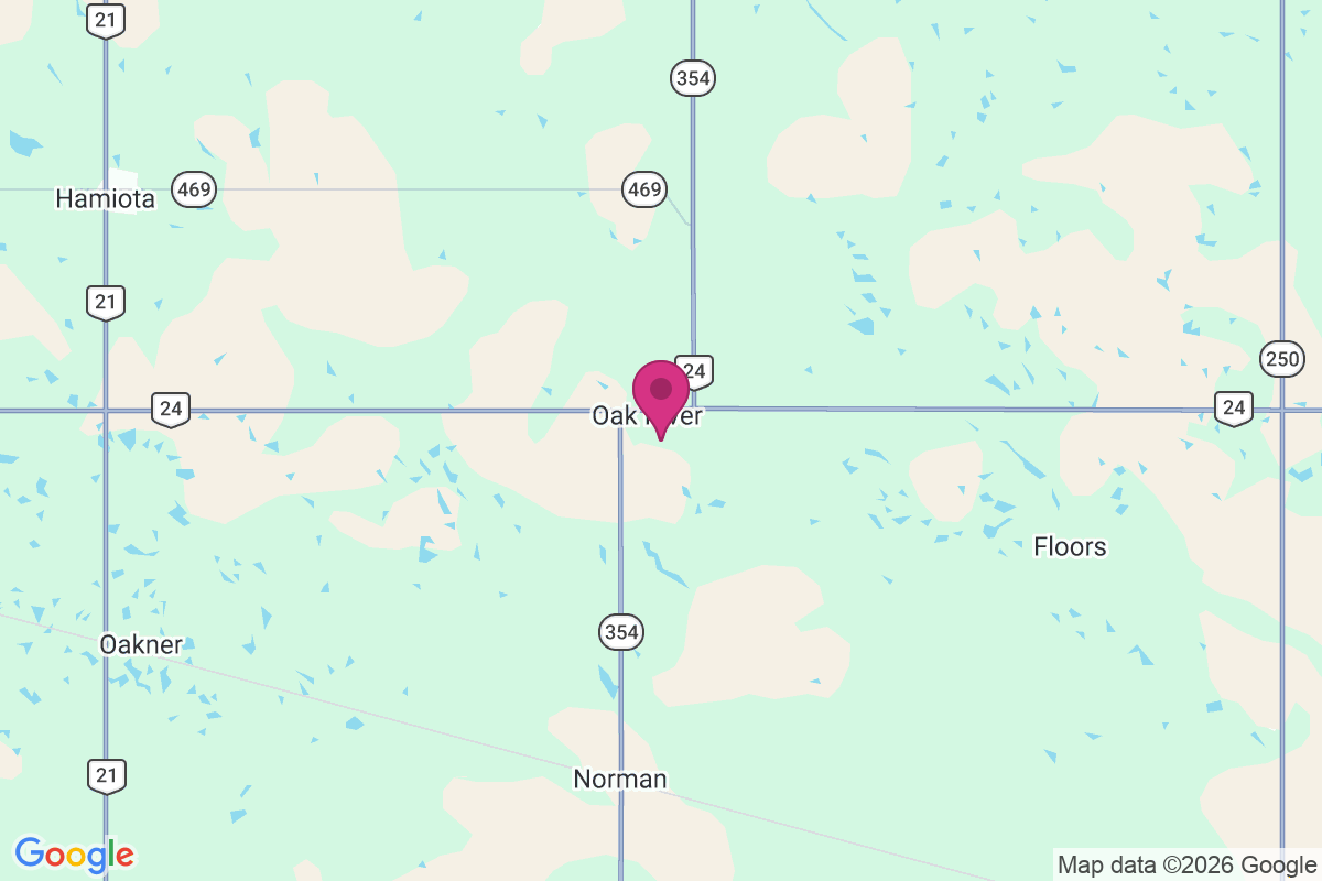 Oak River map