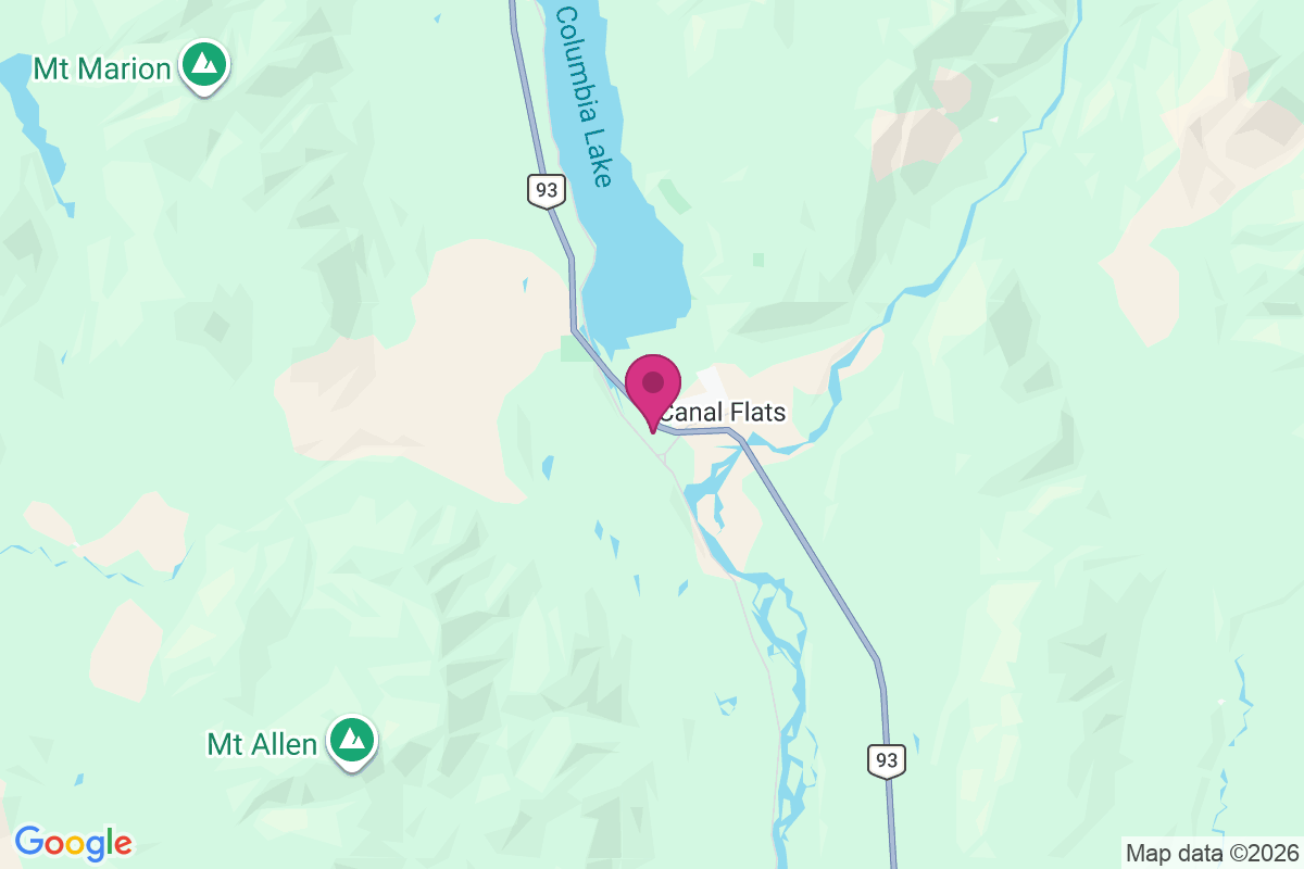 Canal Flats map