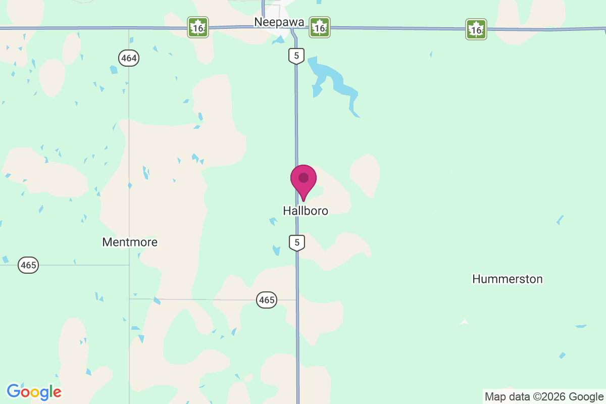 Hallboro map