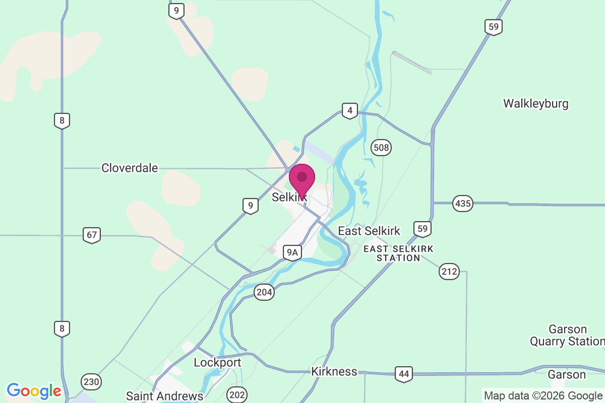 East Selkirk map