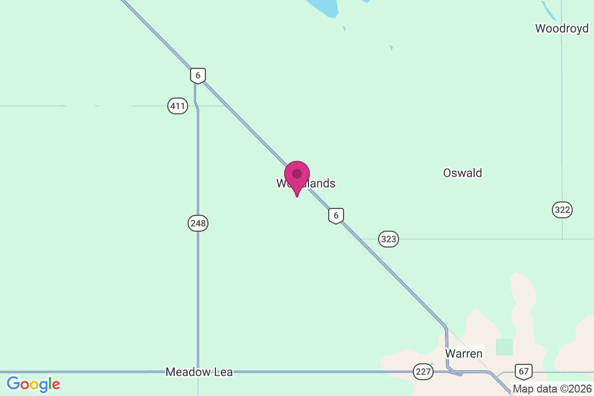 Lake Francis map