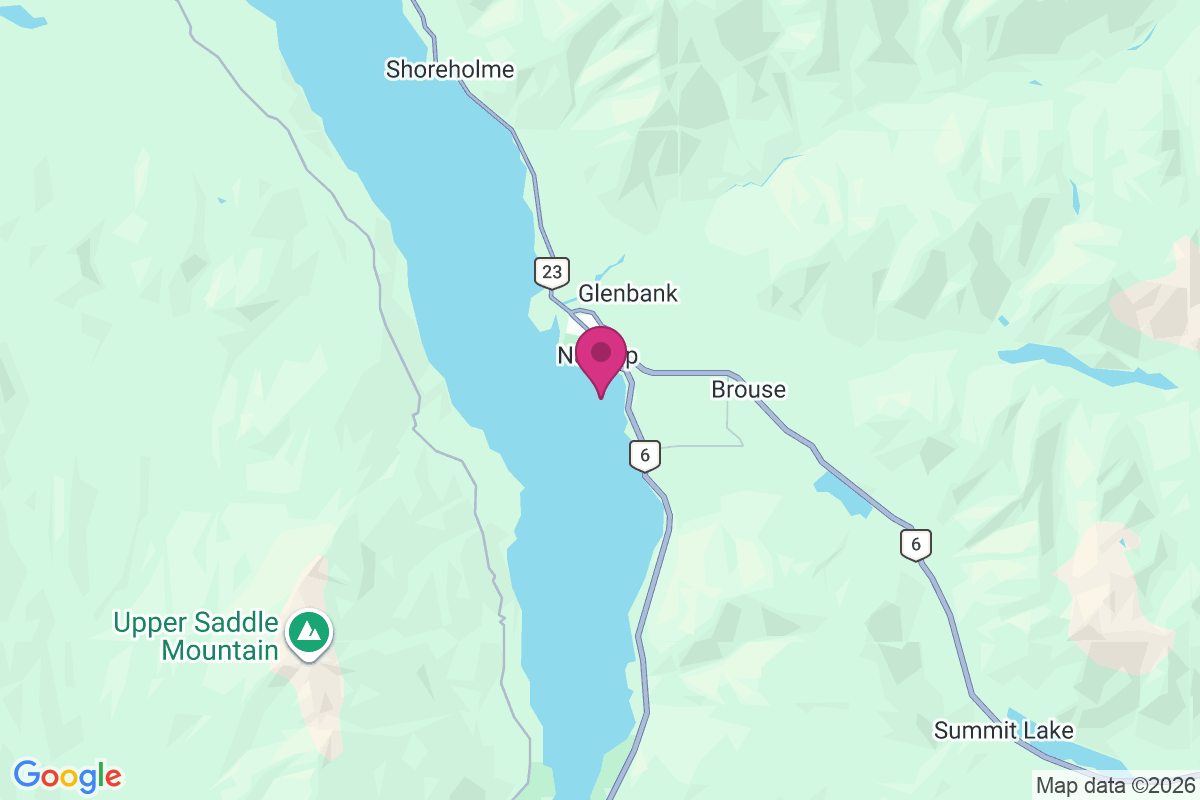 Nakusp map
