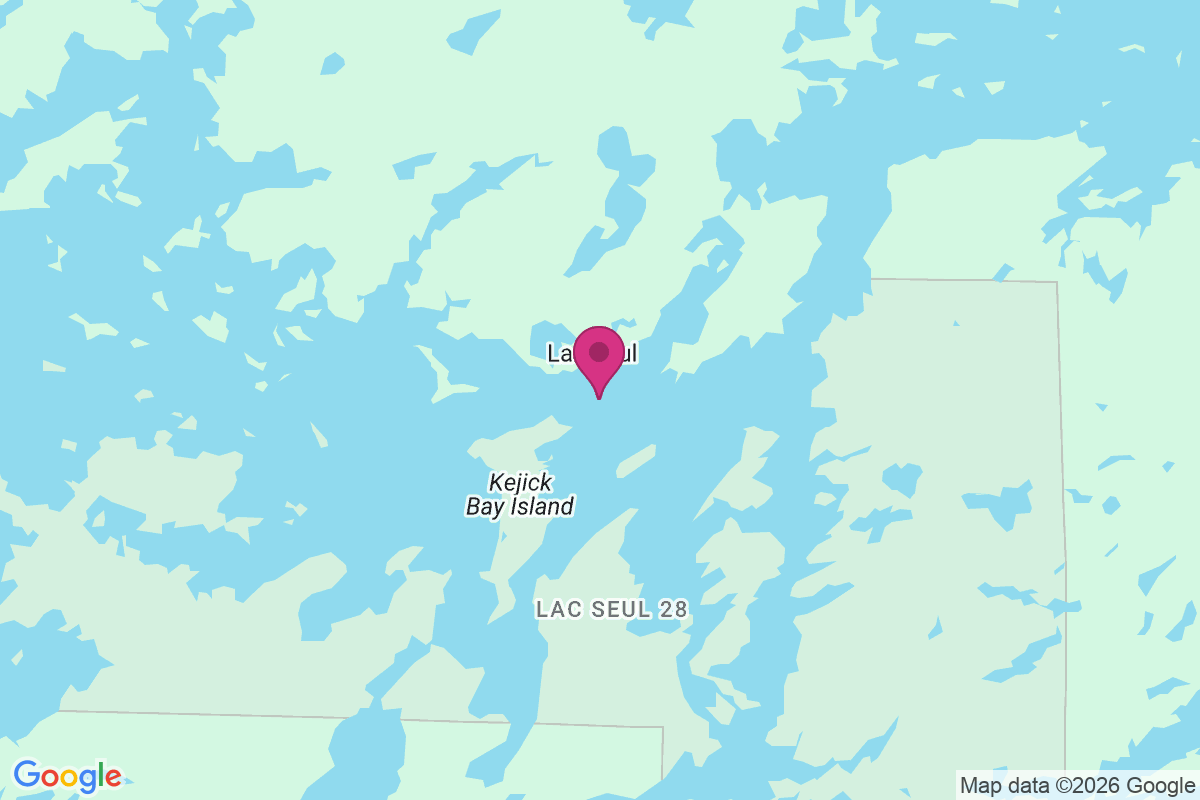 Lac Seul Post map
