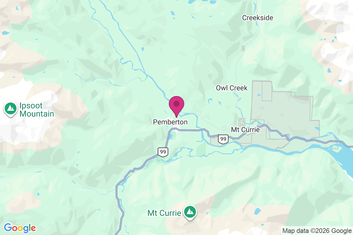 Mount Currie map