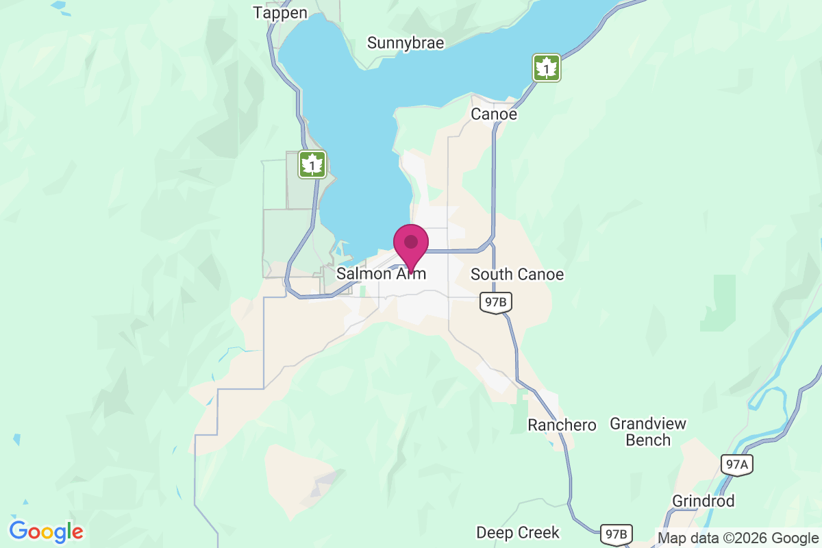Salmon Arm map