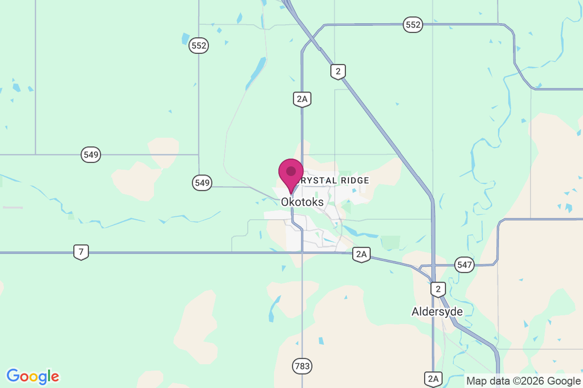 Okotoks map